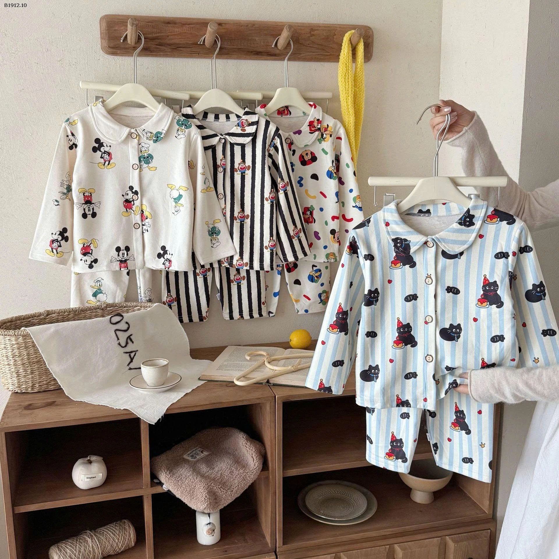 Bộ Pyjama cho bé  - Giá sỉ sz 80-120 : 109k  120-160 : 134k 170-180: 154k 