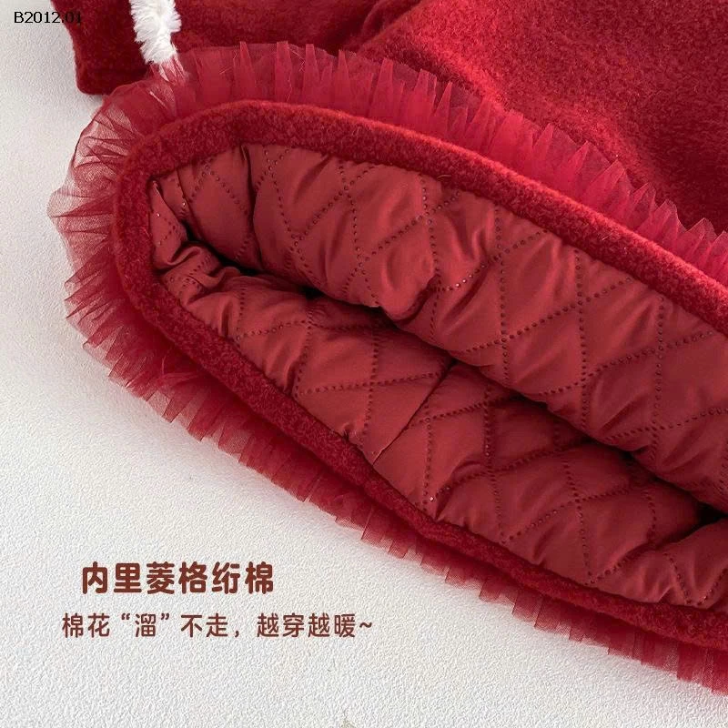 VÁY ĐỎ PHONG CÁCH TRUNG HOA BG - sỉ 265k