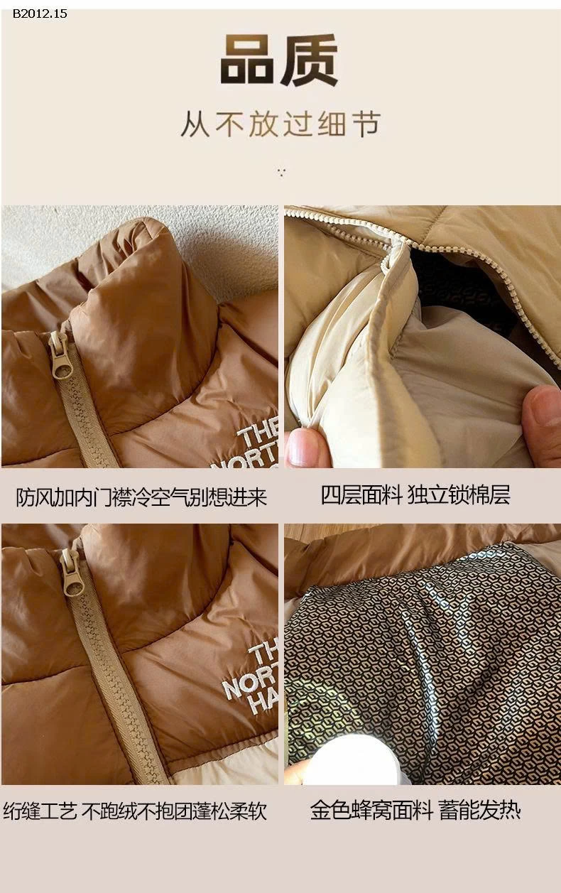  Áo gile phao phối màu siêu ấm - sỉ 150k