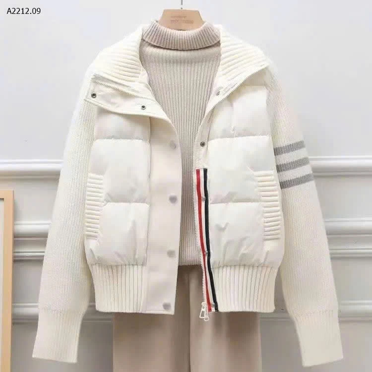 ÁO KHOÁC LEN PHỐI PHAO CAO CẤPGiá sỉ 275k