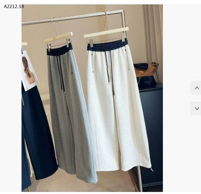 Quần nỉ lót lông chuẩn nhà Anna  - sỉ 215k