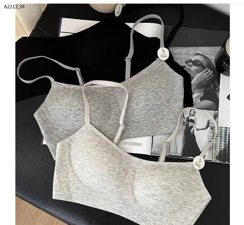 COMBO 3 ÁO BRA ĐỆM NGỰC THÔNG THOÁNG CHO MÙA THU ĐÔNG - sỉ 135k/set 3c chọn màu sz