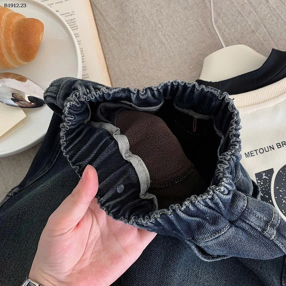 QUẦN JEAN CẠP CHUN ỐNG RỘNG - sỉ 207k