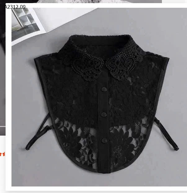 CỔ ÁO SƠ MI REN - sỉ 120k/set 2c