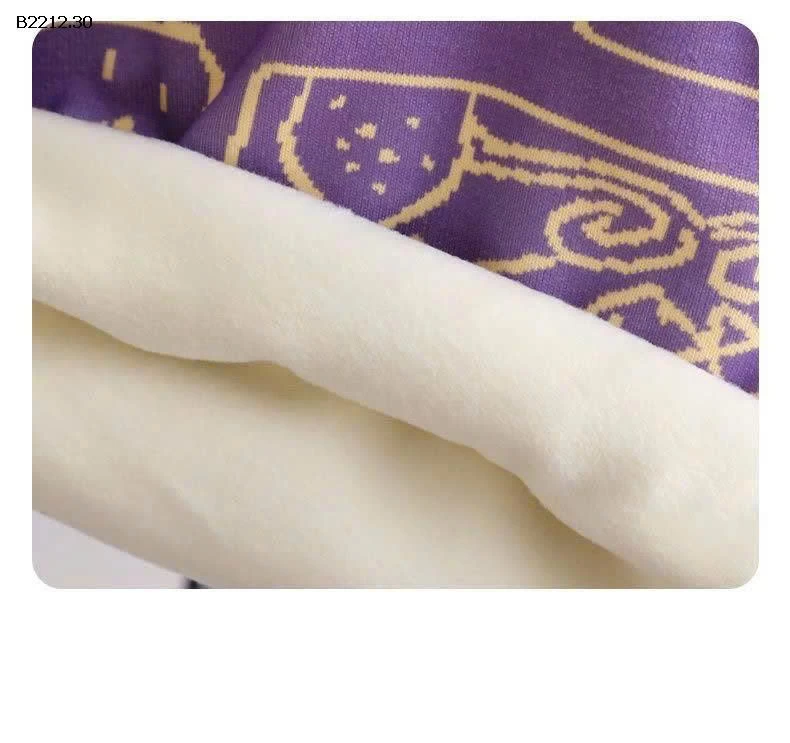 Chiếc áo len lót nỉ cực ấm này bé trai và bé gái đều mặc đc- sỉ 170k