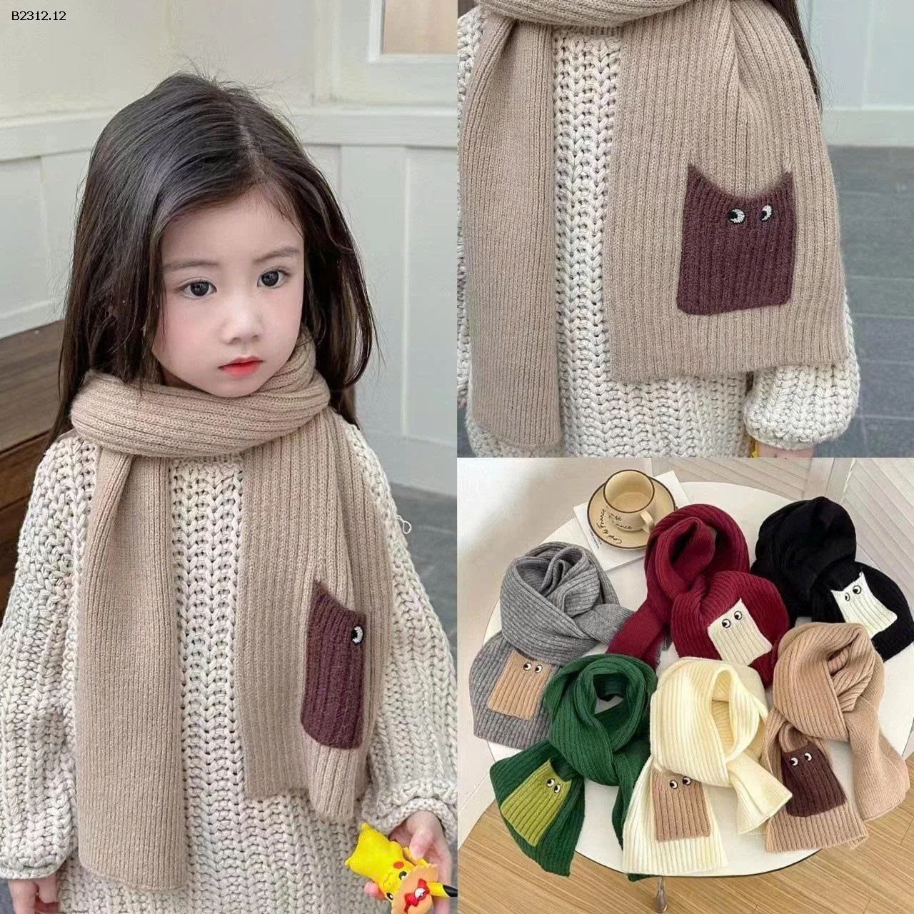 KHĂN LEN ICON DỄ THƯƠNG-Giá sỉ 58k