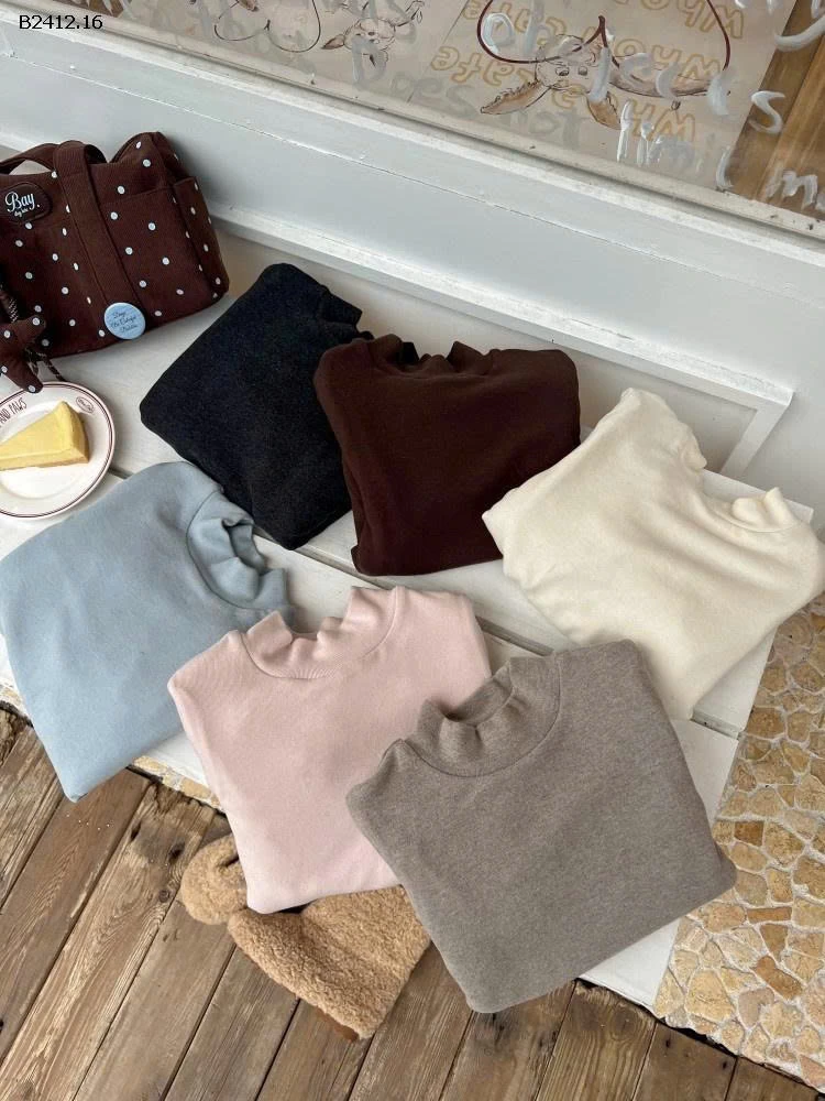 Áo giữ nhiệt cổ cao, dày dặn hai lớp  AMBB KIDS -Giá sỉ  Sz 90-150 : 148k Sz 160 : 162k Sz 170 : 174k