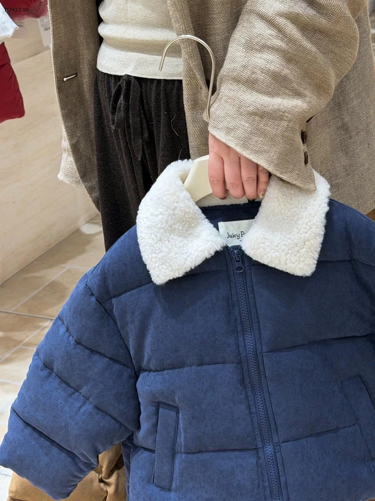 ÁO KHOÁC PHAO PHỐI CỔ LÔNG CHO BÉ-Giá sỉ 368k