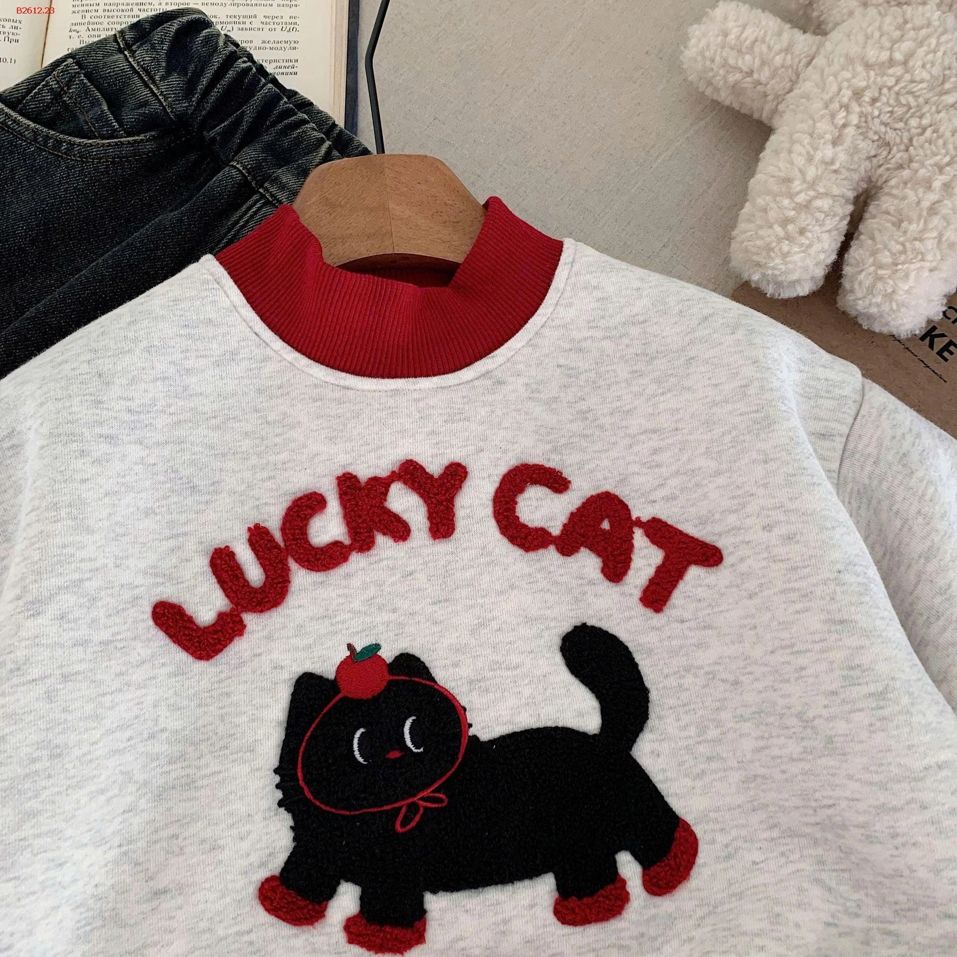 ÁO LUCKY CAT CHO BÉ-Giá sỉ 175k