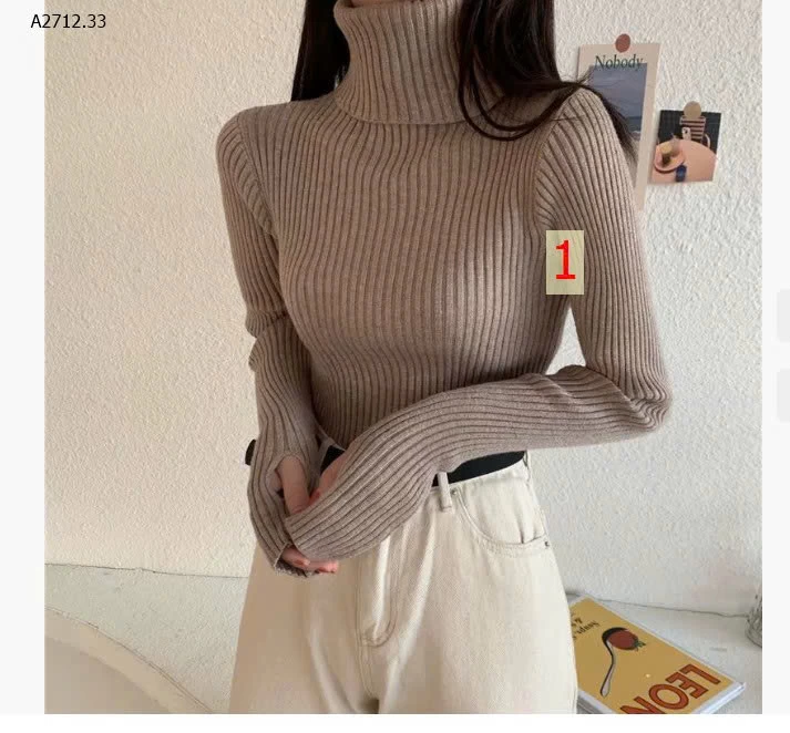 ÁO LEN CỔ CAO   - sỉ 115k