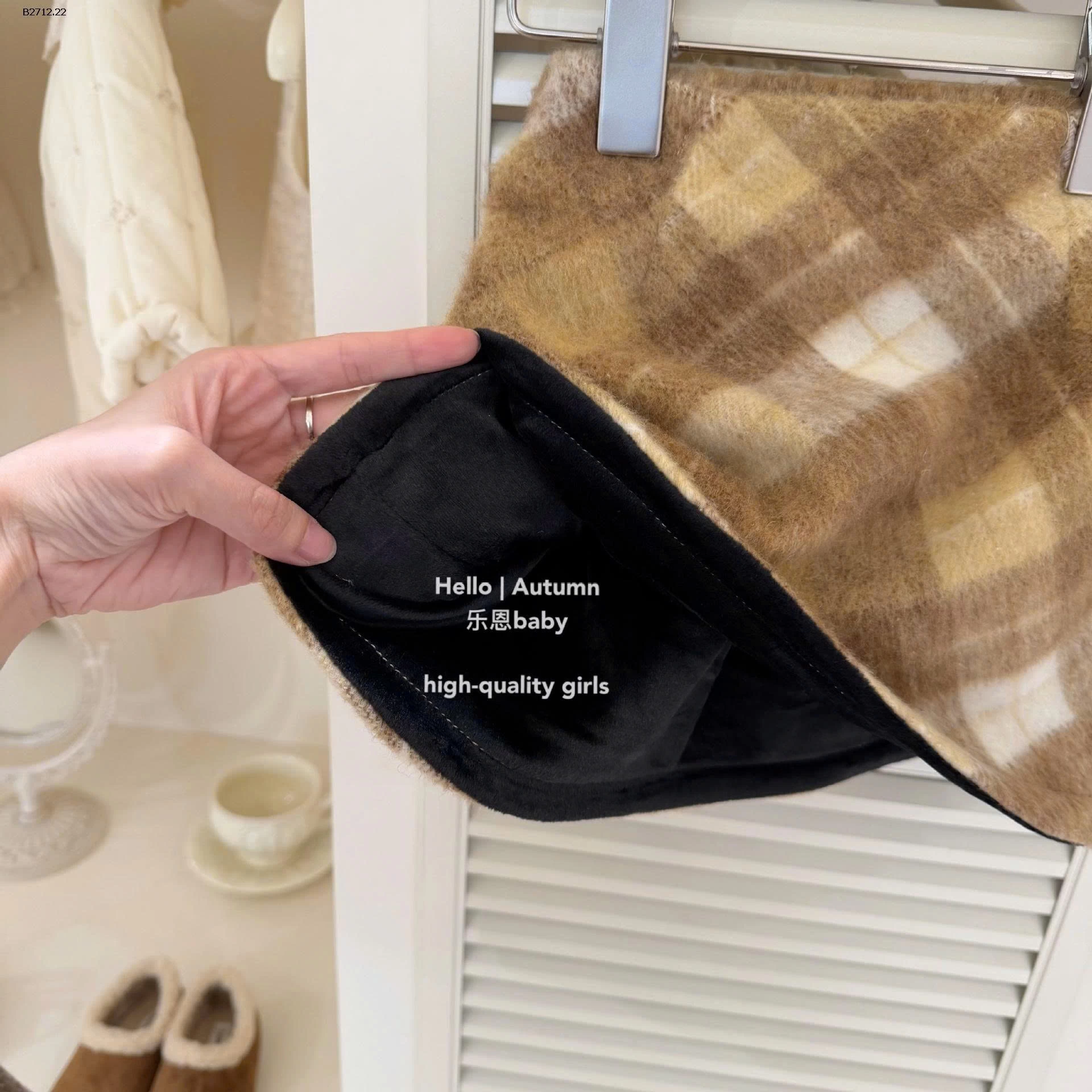 SET ÁO LEN MIX CVÁY MỚI TBABY  - Giá sỉ áo 250k , váy 167k