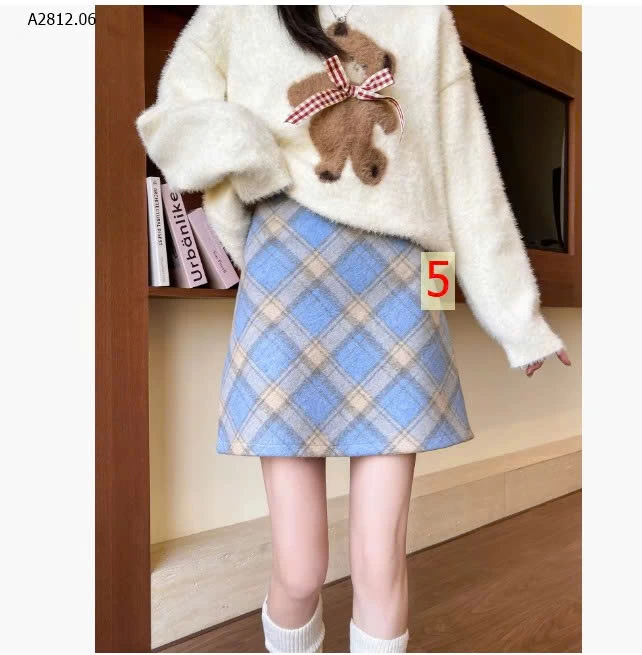 CHÂN VÁY DẠ DÁNG NGẮN -Giá sỉ   loại thường  : 109k  lót lông cừu : 125k