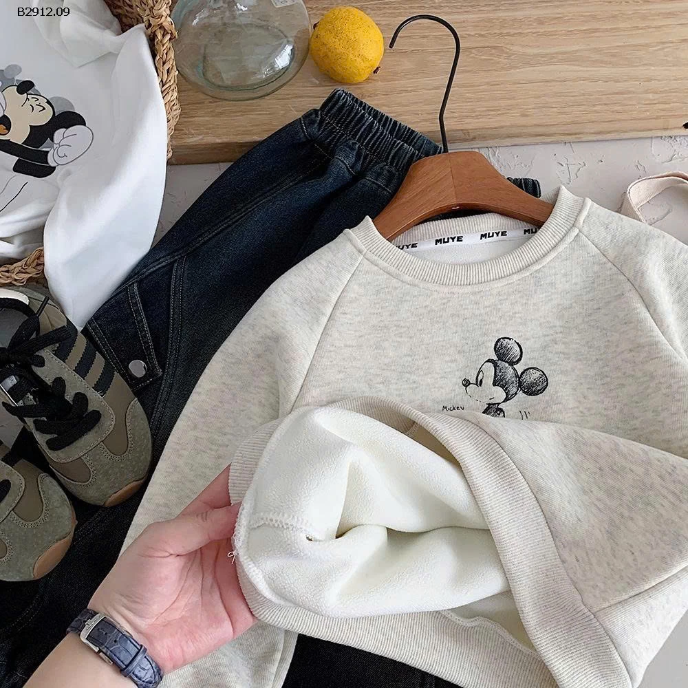 Áo nỉ giữ ấm mùa đông Muye-Giá sỉ  144k