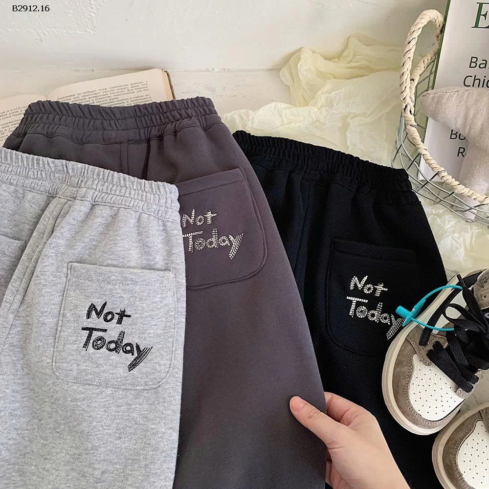 Quần dài mùa đông lót lông cừu Muye  -Giá sỉ 159k