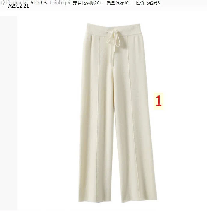 QUẦN XUÔNG LEN CAO CẤP  - sỉ 175k