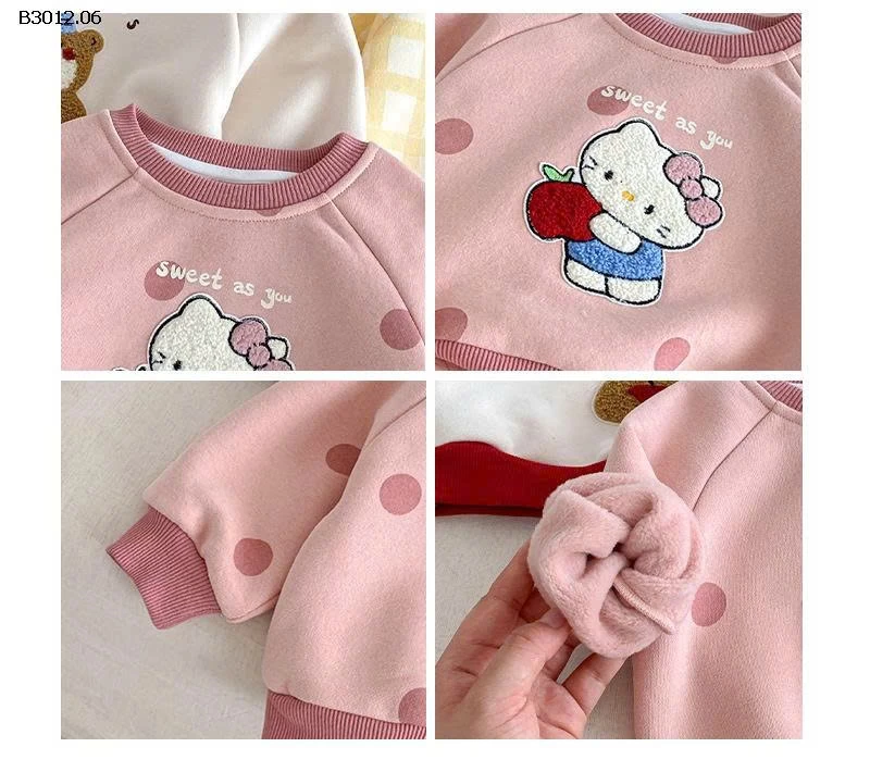 Áo nỉ trẻ em thêu họa tiết, áo len dày dặn - giá sỉ 149k