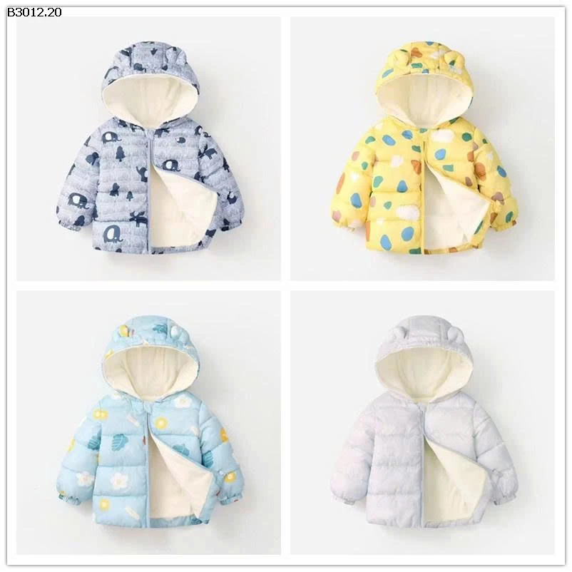Áo phao lót nỉ siêu ấm cho các bé  - sỉ 132k