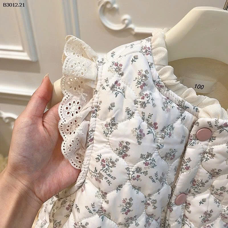 ÁO GILE PHAO LÓT NỈ CHO BÉ GÁI - sỉ 133k