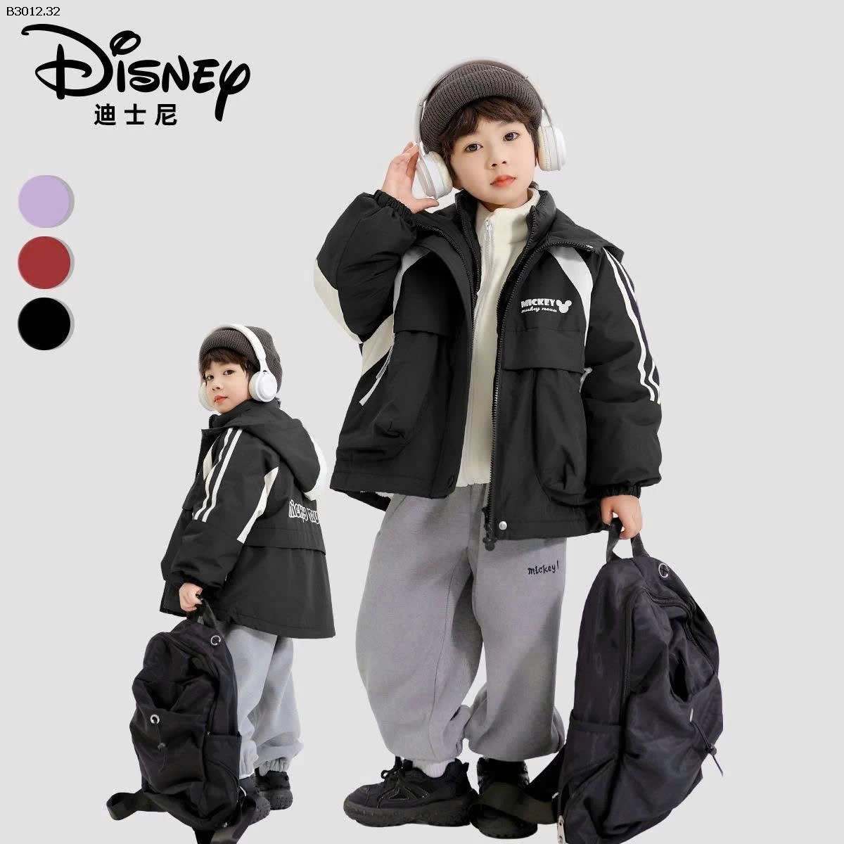 ÁO KHOÁC LEN DISNEY -Giá sỉ 295k