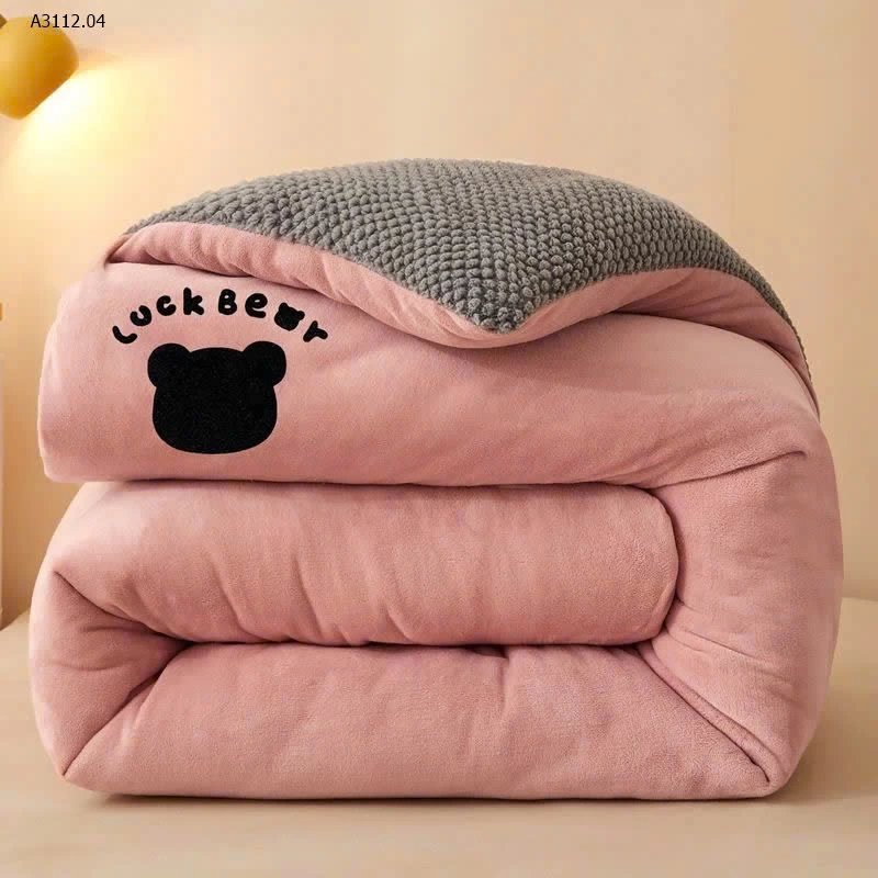 CHĂN LÔNG SIÊU ẤM LỤCK BEAR - sỉ 480k