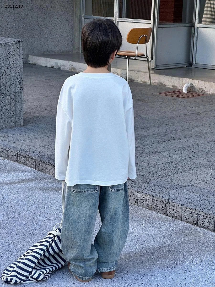 Áo thun hình hoạt hình dễ thương dài tay Elmo Baby Kids AMBB-Giá sỉ  sz 90-150 : 138k Sz 160 : 150k Sz 170 : 163k