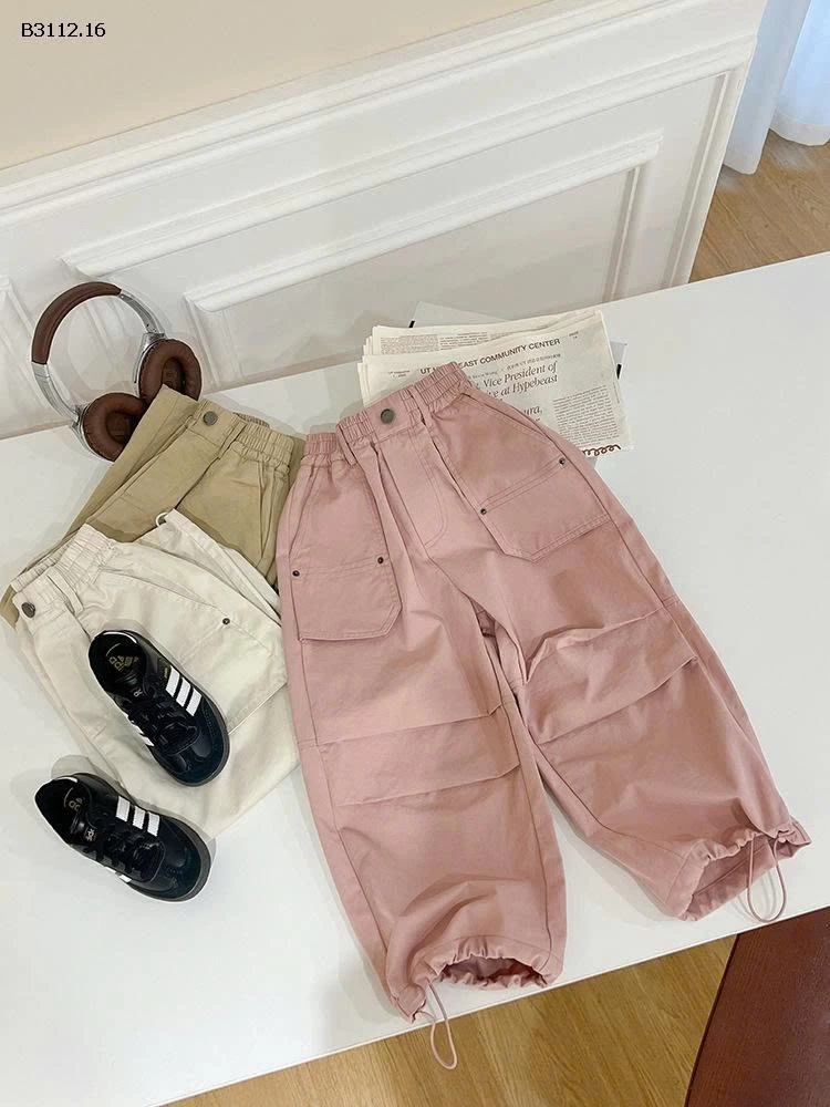 Quần dài có dây rút kiểu Hàn Quốc  Elmo Baby Kids AMBB-Giá sỉ  sz 90-150 : 192k Sz 160 : 209k