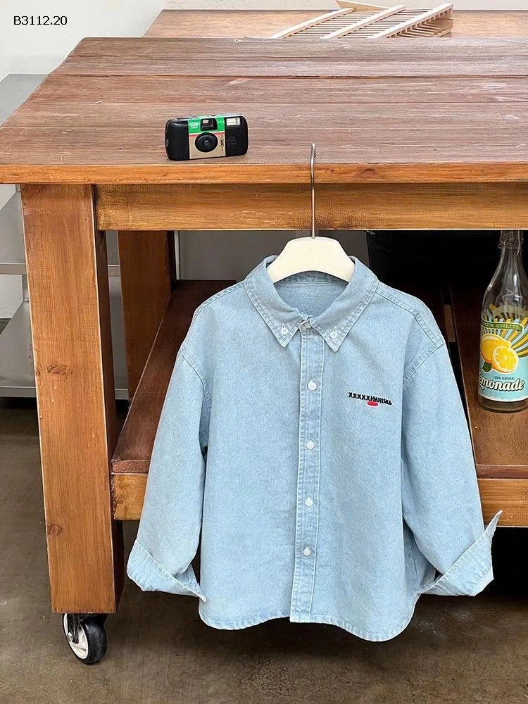 Áo khoác dáng rộng bằng vải cotton mài cát cho bé  Elmo Baby Kids AMBB-Giá sỉ  sz 90-150 : 212k Sz 160 : 229k Sz 170 : 245k