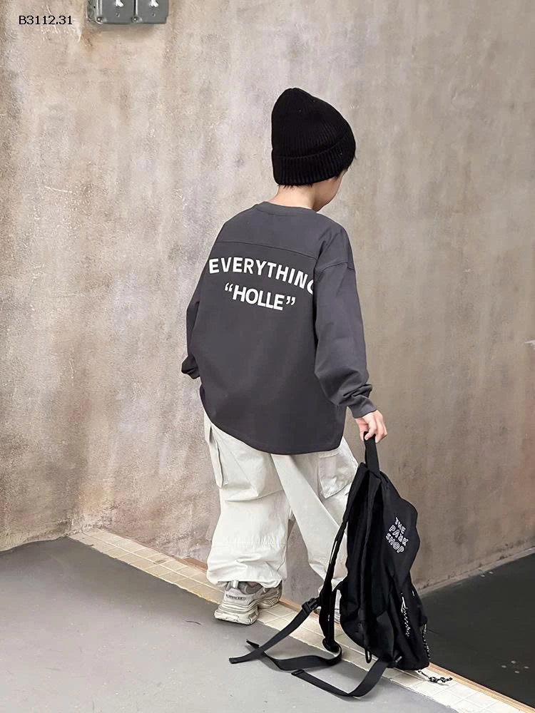 Áo thun  họa tiết chữ cái trẻ em nhà  Elmo Baby Kids AMBB-Giá sỉ  sz 90-150 : 166k Sz 160 : 179k Sz 170 : 192k