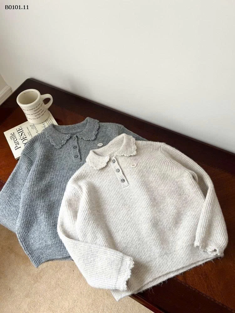 Áo len dệt kim mềm mại cho bé nhà  AMBB-Giá sỉ  sz 90-150: 242k sz 160: 268k