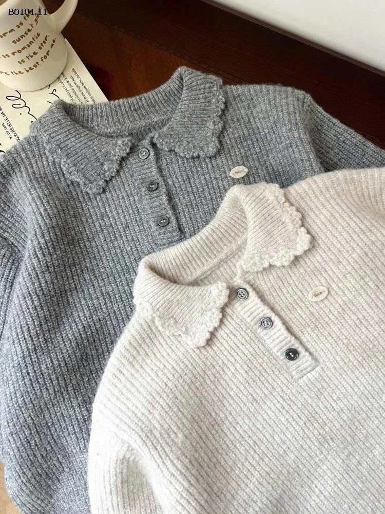 Áo len dệt kim mềm mại cho bé nhà  AMBB-Giá sỉ  sz 90-150: 242k sz 160: 268k