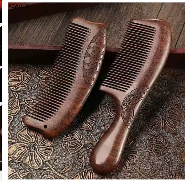 Gỗ đàn hương - set lược gỗ nguyên chất - sỉ 90k/set