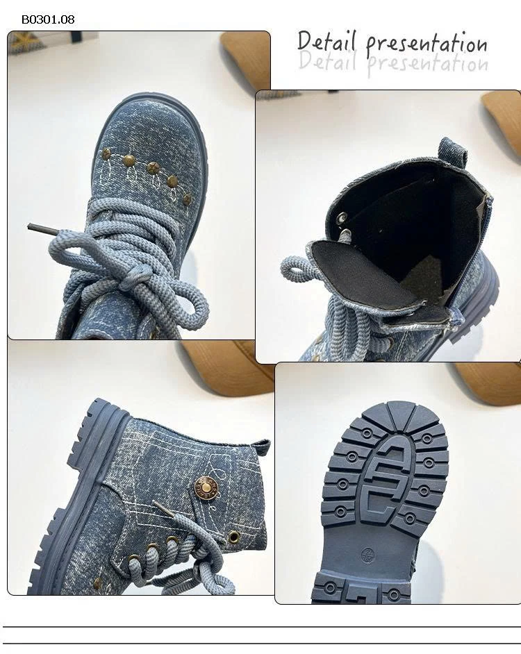 BOOT MARTIN CHO BÉ-Giá sỉ  sz 25-30: 204k sz 31-36: 214k 