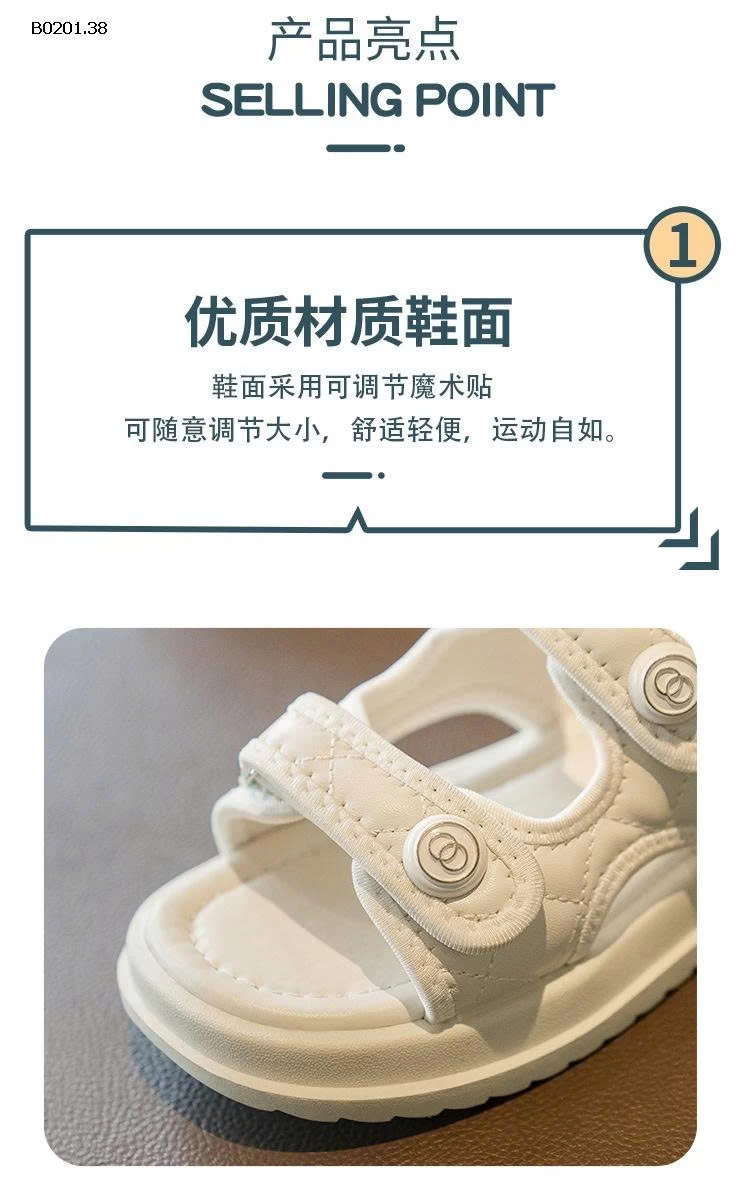 SANDAL BG - sỉ sz 24-31: 146k sz 32 -37: 156k