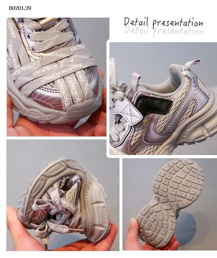 GIÀY THỂ THAO DÂY CHỮ CHO BÉ - Giá sỉ sz 26-31: 214k sz 32-37: 223k 