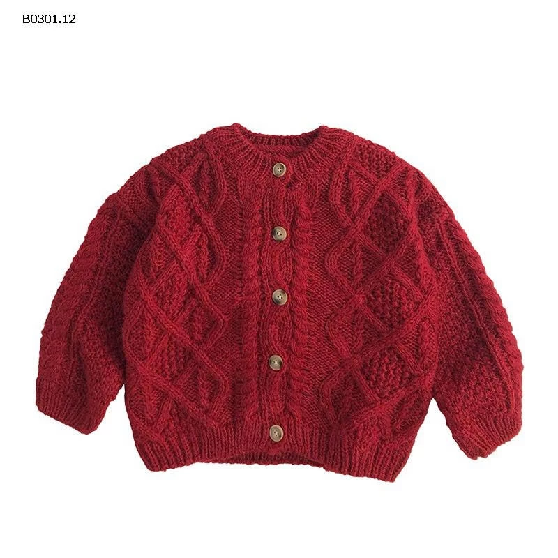 Áo len trẻ em kiểu Hàn Quốc cho dịp Tết Nguyên Đán -Giá sỉ 207k