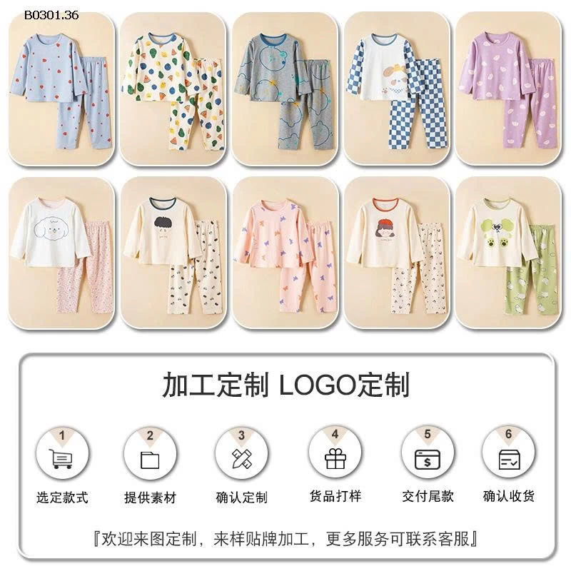 BỘ COTTON TRẺ EM HÀNG XUẤT  - sỉ 138k