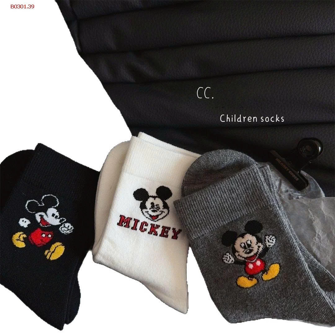SET 6Đ TẤT MICKEY  - sỉ 70k/set 6 đôi mix