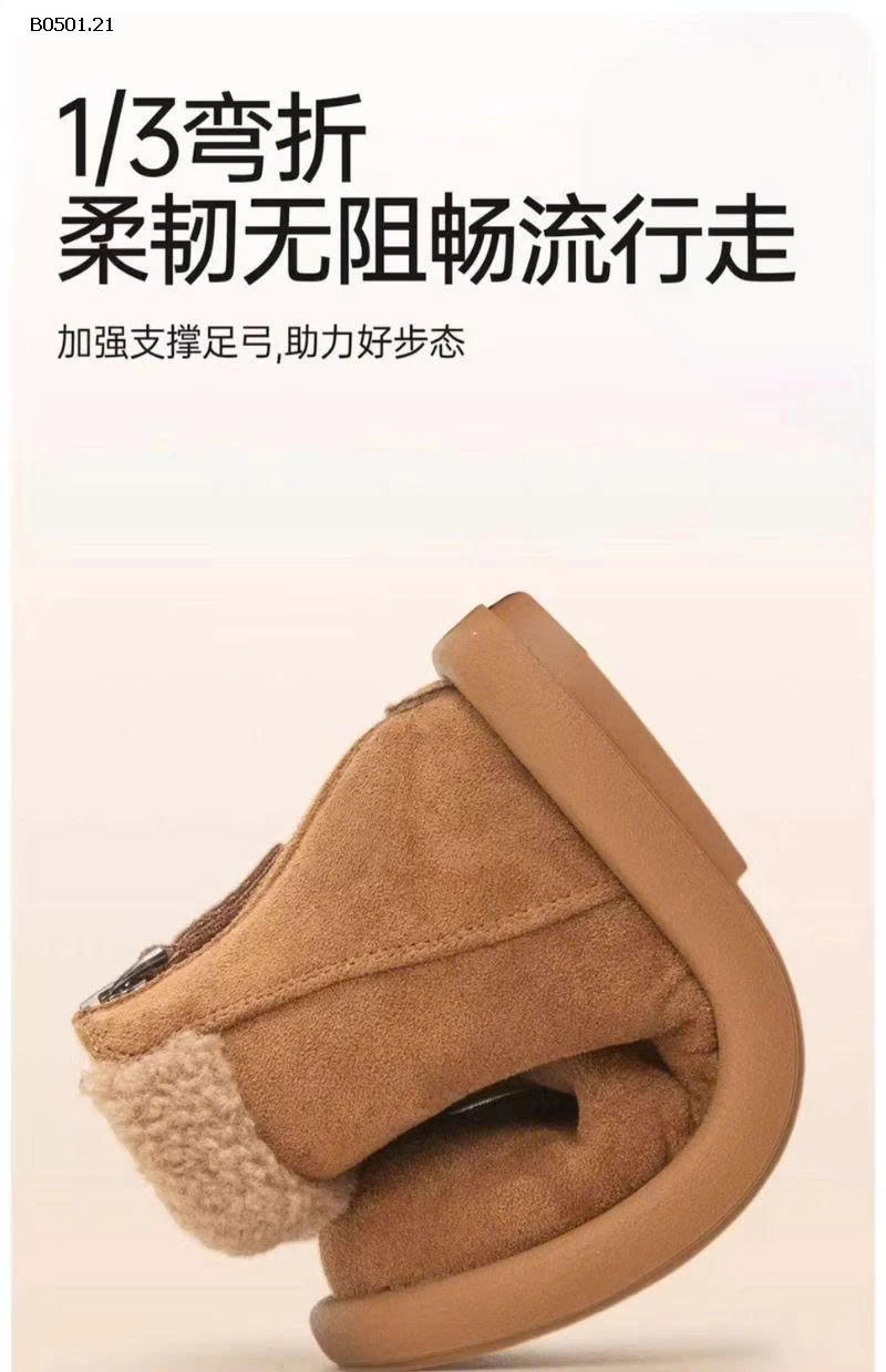 GIÀY BOOT CỔ LÔNG BG -Giá sỉ 145k