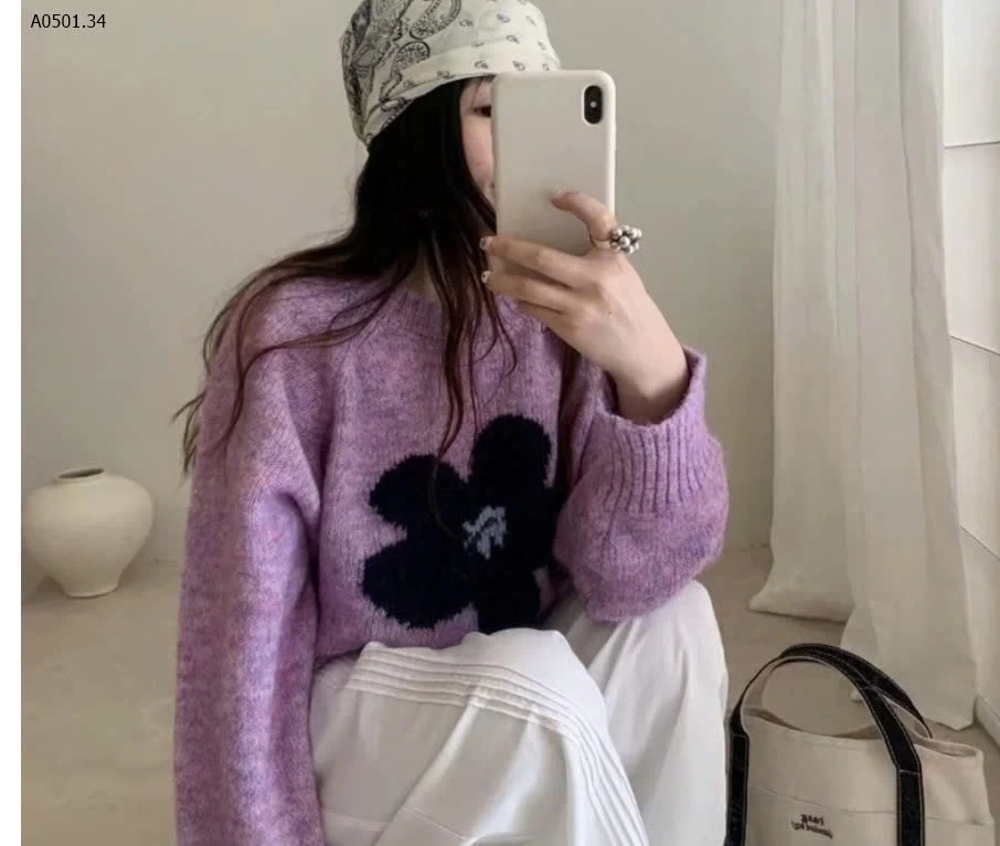 ÁO LEN BÔNG HOA - sỉ 197k