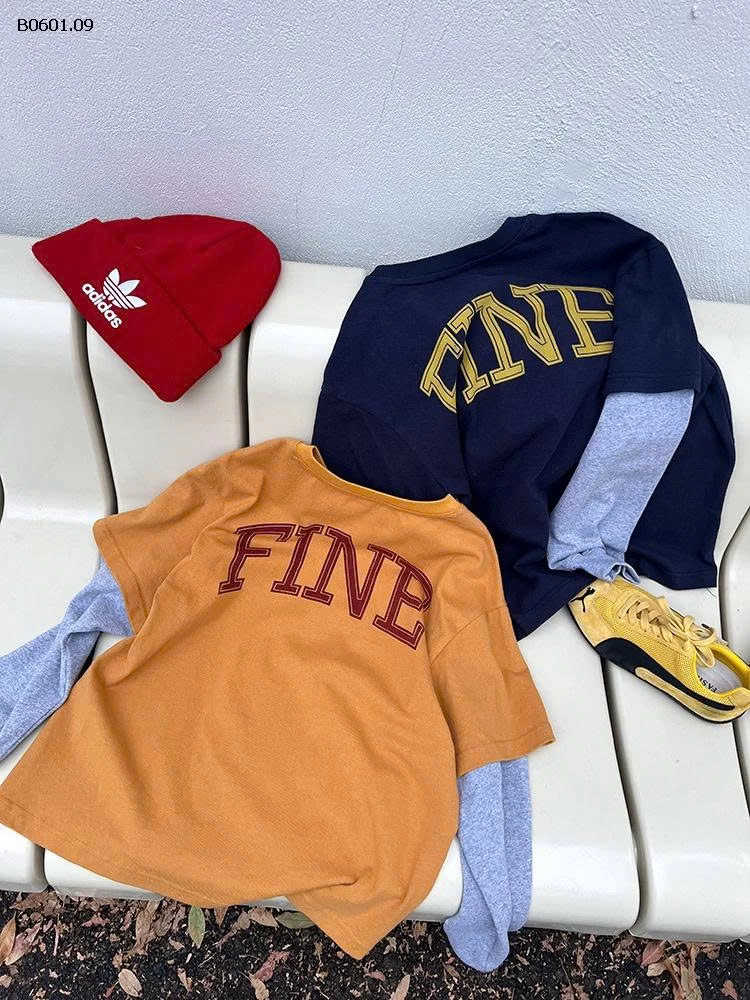 ÁO THUN DÀI TAY  AMBB CHO BT-Giá sỉ  sz 90-150 : 175k sz 160 : 188k sz 170 : 203