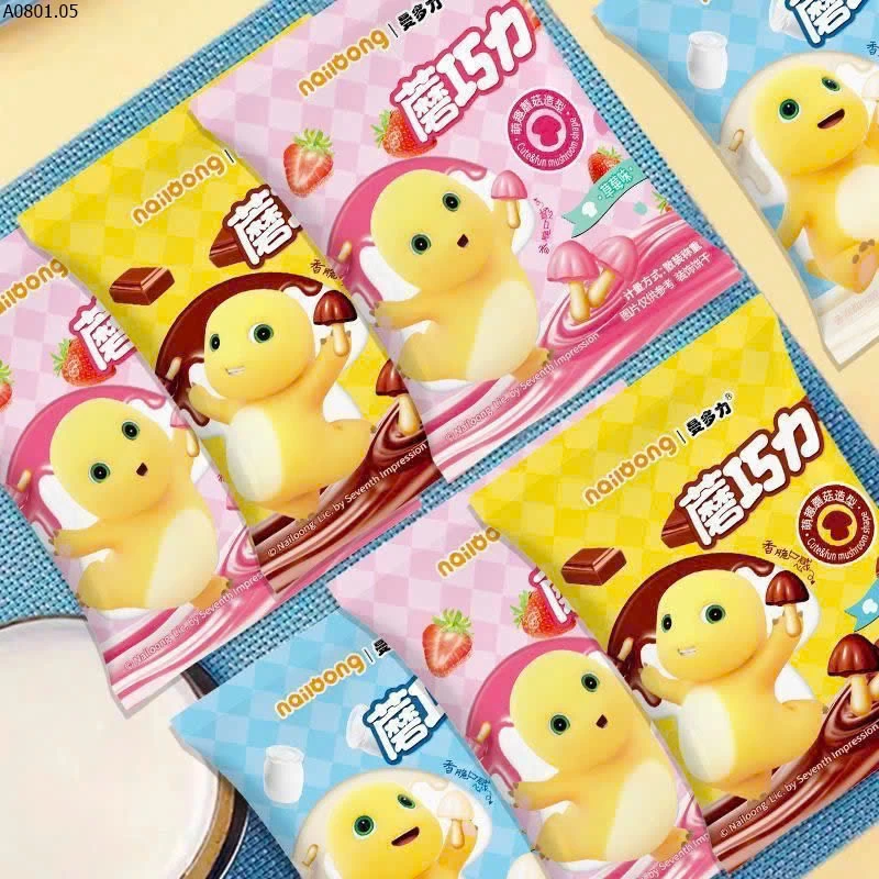 Bánh nấm socola - Giá sỉ 155k /1 set 42 gói