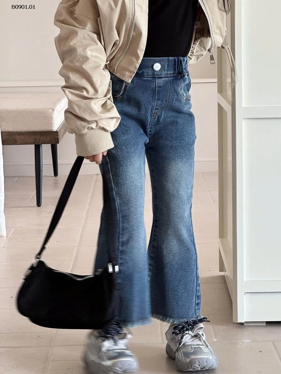QUẦN JEAN ỐNG LOE BÉ GÁI -Giá sỉ 183k
