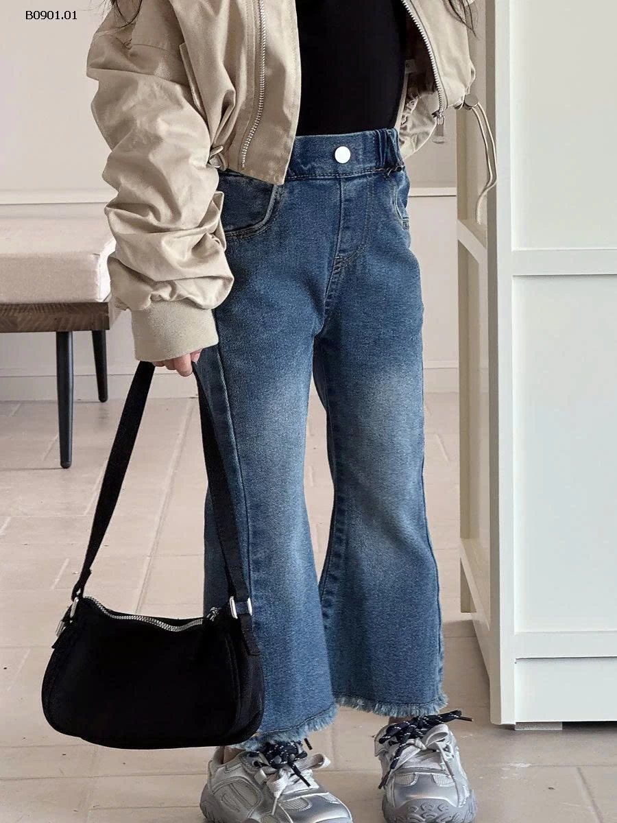 QUẦN JEAN ỐNG LOE BÉ GÁI -Giá sỉ 183k