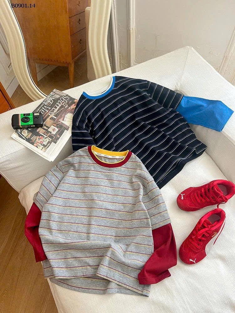 ÁO PHỐI MÀU AMBB BT -sỉ  Sz 90-150 : 150k Sz 160 : 164k Sz 170 : 176k