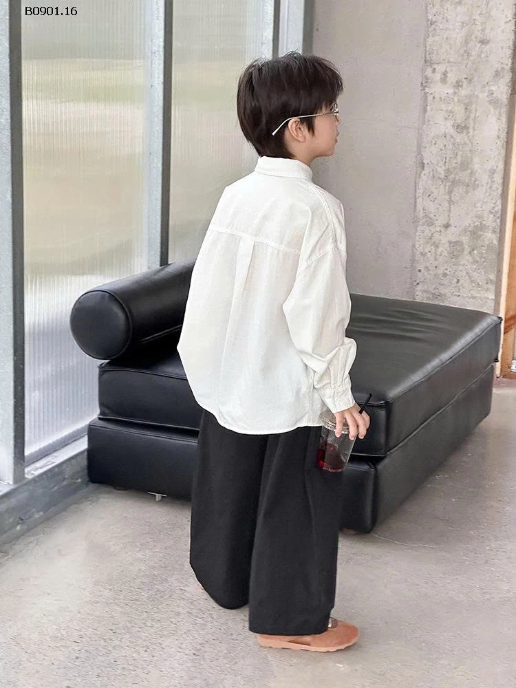 ÁO SƠ MI CHÓ MIX QUẦN THÔ AMBB CHO BÉ -sỉ Sz 90-150 : 165k                Sz 160 : 188k                Sz 170 : 206k