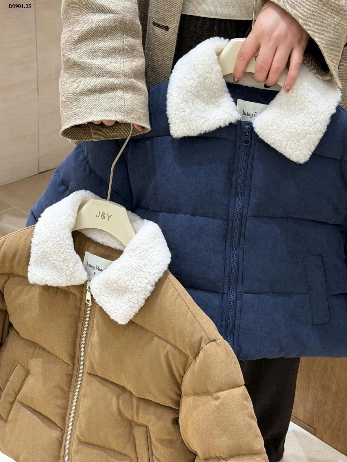 ÁO KHOÁC PHAO PHỐI CỔ LÔNG CHO BÉ YÊU -Giá sỉ 368k