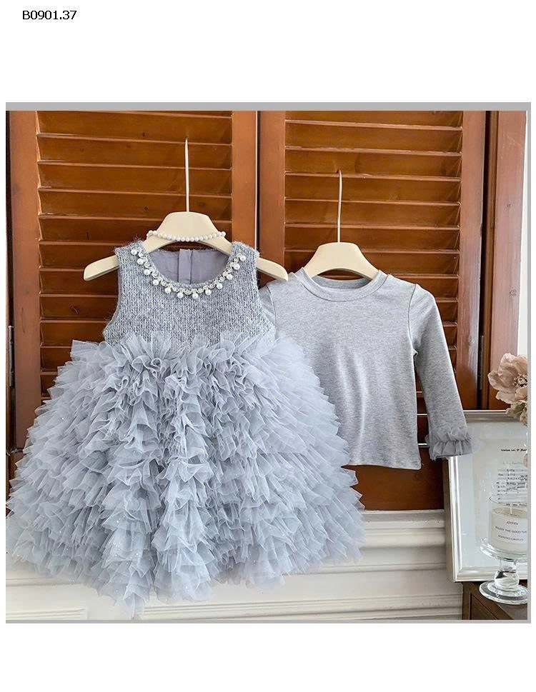 Set 2 món áo + váyyy voan cao cấp CHO bg-sỉ 329k