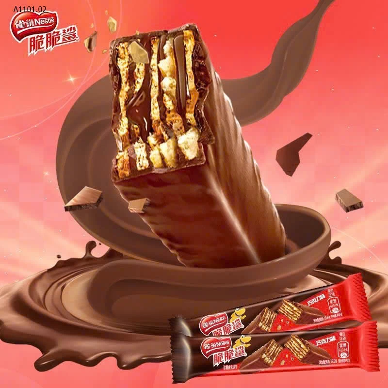 COMBO 40 THANH BÁNH XỐP PHỦ SOCOLA NESTLÉ MIX VỊ  - sỉ 230k/set khoảng 54c