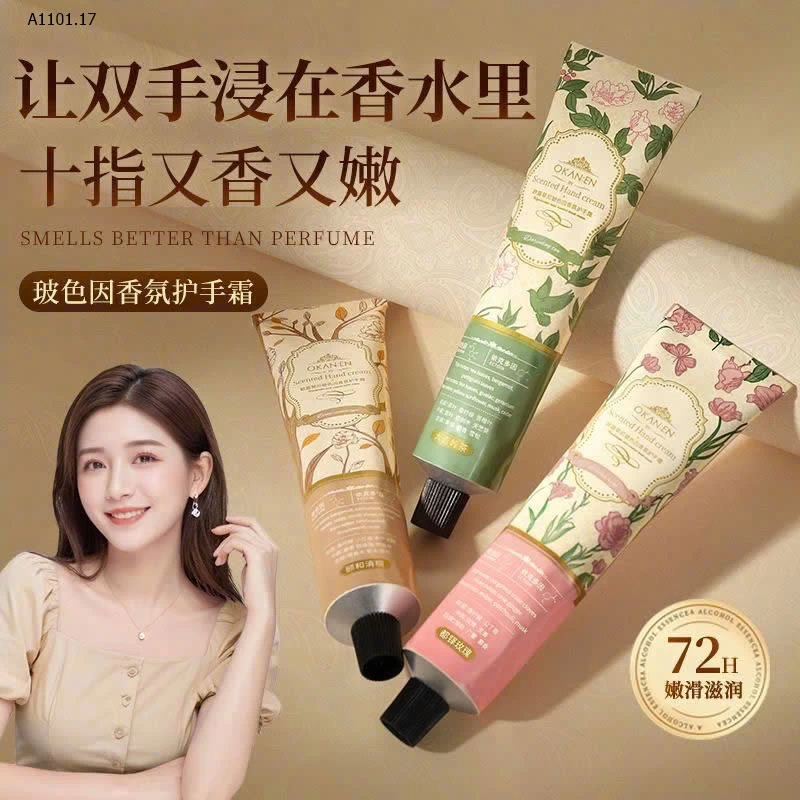 SET KEM DƯỠNG DA TAY HƯƠNG NƯỚC HOA OKANEN- Giá sỉ 90k/s