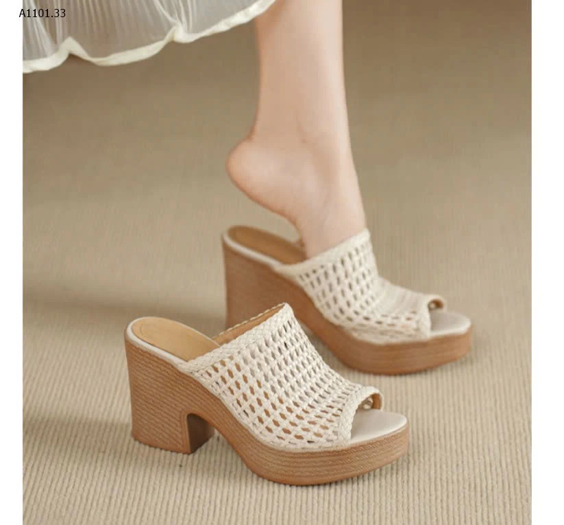 DÉP CAO GÓT ĐAN LƯỚI NỮ - sỉ 225k